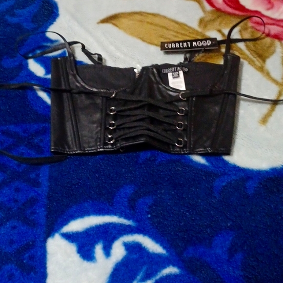 Dolls Kill It's My Life Underboob Corset Top - Picture 2 of 4